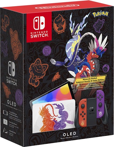 Nintendo Switch, OLED Escarlata/Purpura 64GB + Joy-Con Rojo/Morado